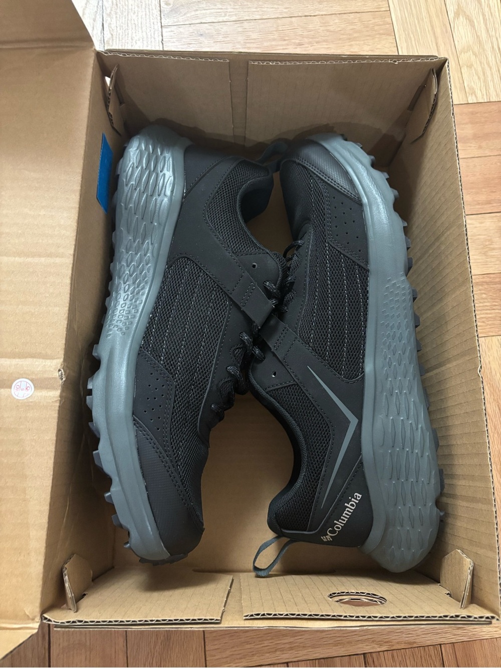 Columbia Mens Vertisol Trail  Running Shoes Sneakers Black Gray BM8652-012